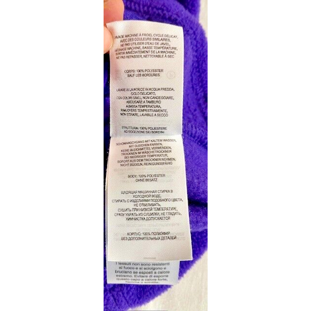 Womens Columbia Fleece Sweater Medium Purple Full Zip - Picture 9 of 11
